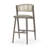 Leonilia Upholstered Counter Stool with Aluminium Frame