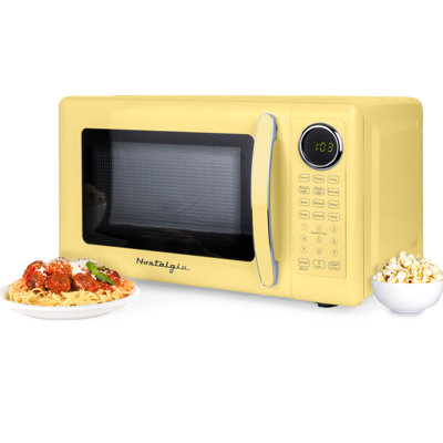 Retro 0.7 Cu Ft Microwave - Pink