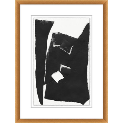 «Dramatic Cut 1» par Christopher Kennedy - peinture encadrée sur papier