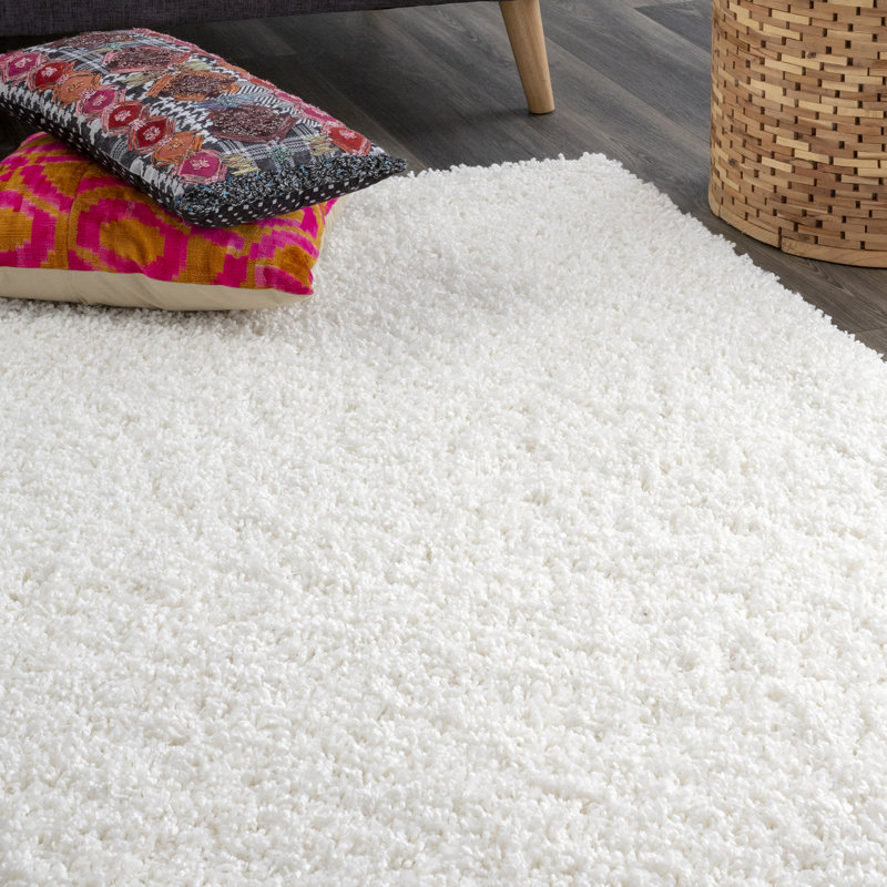 Tapis à poils longs Eliza, Rectangle 4 pi x 6 pi, Poils luxueux 2,8 po