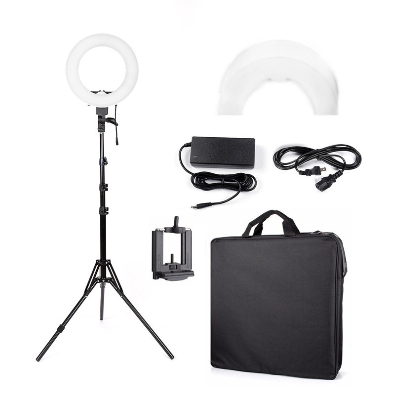 LED Ring Video Continuous Lighting Kit
