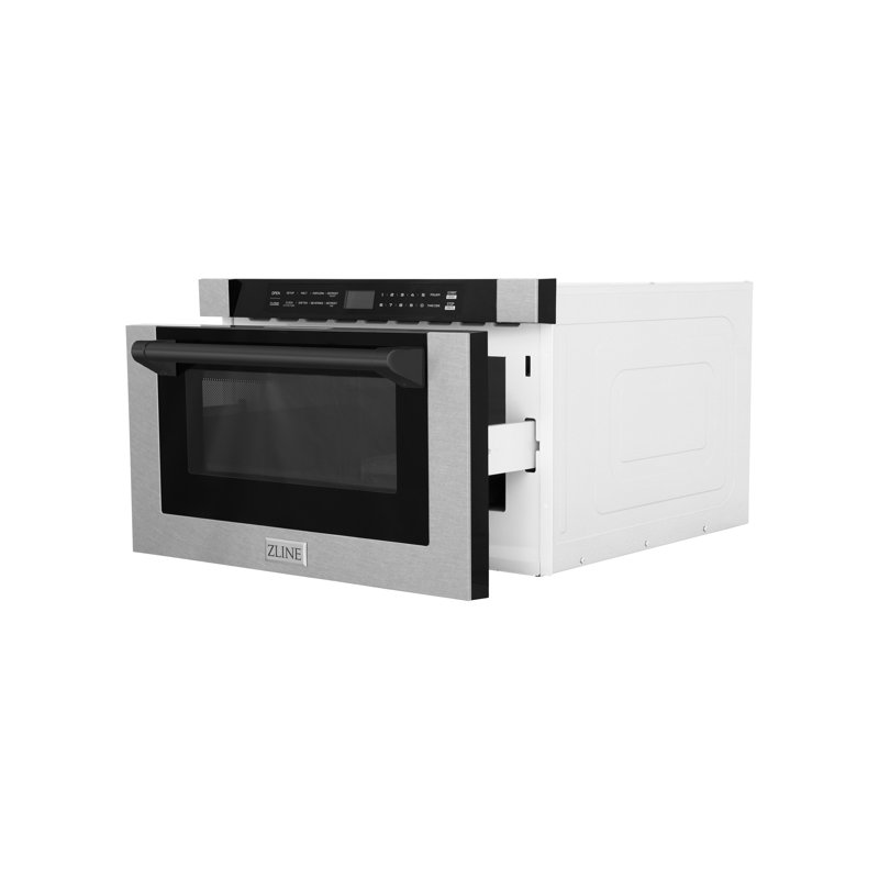 24" 1.2 cu ft. 1000 - Watt Microwave Drawer with Sensor Cooking, Matte Black