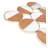 Miroir cycle rond multicolore