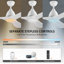 Ventilateur de plafond à 3 pales avec lumière DEL à intensité variable et télécommande-1184387043-1175352001