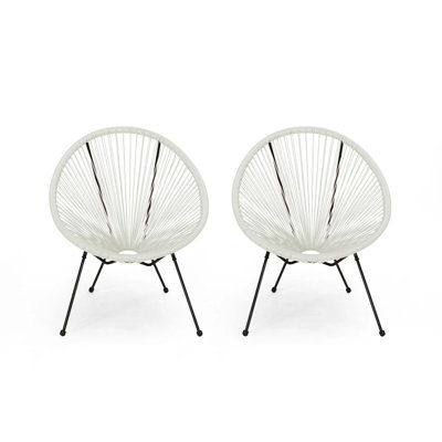 Chaise Anson (ensemble de 2) - Blanc