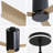 HOMLUX 52" Ceiling Fan With LED Lights & Remote Control