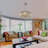 17" Chrome Crystal Pendant Chandelier