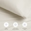 Ensemble de draps 100% coton percale brossé et délavé 4 pièces-116250211-116302327