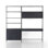 Trey Modular Bookcase Wall Desk