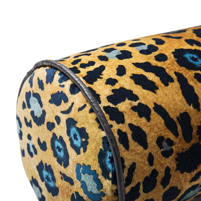Ardmore Velvet Bolster Pillow, Midnight