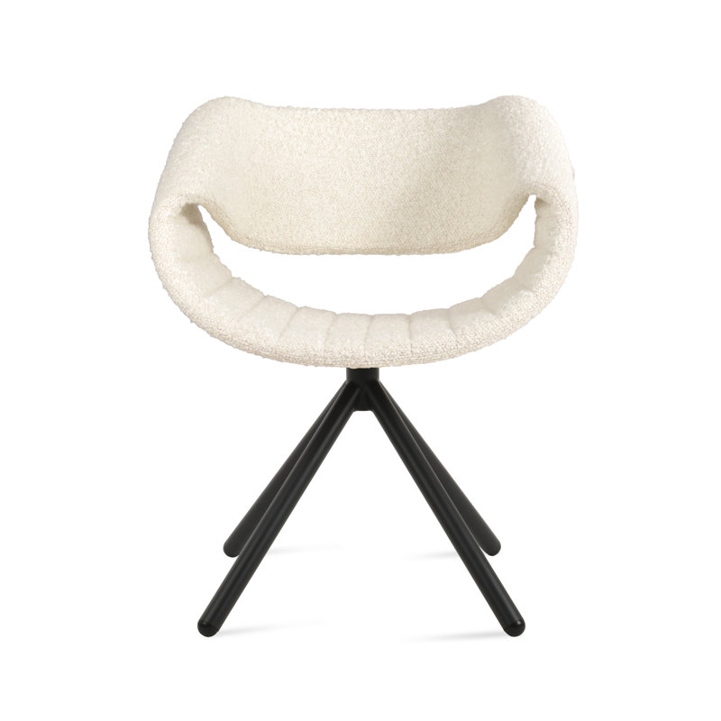 Chaise pivotante Seminyak, Noir
