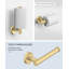 Radius 4-Piece Bathroom Hardware Set in Brushed Gold-126538044