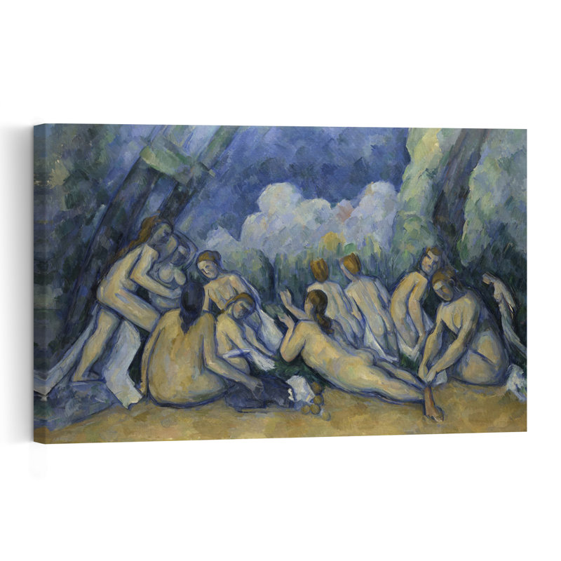 Baigneuses, vers 1894-1905 - Estampe murale abstraite contemporaine représentant un arbre, H 40 po x l 60 po