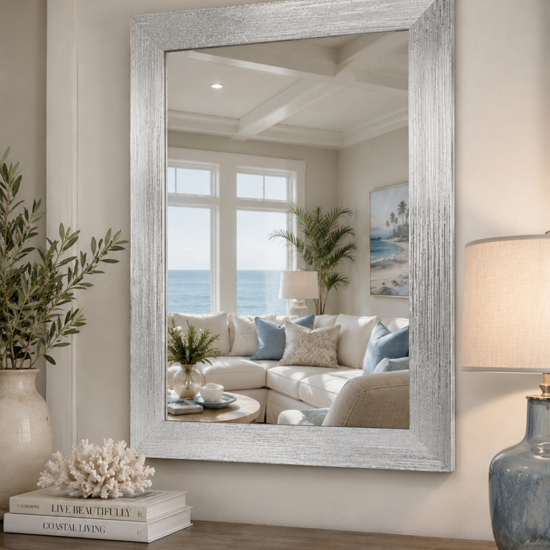 Miroir d'appoint mural Steinfeldt, H 33,5 po x l 27,5 po