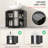 Bathroom Sink Cabinet With Pedestal Design And Adjustable Shelf For Efficient Storage And Organization In Tight Spaces