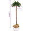 Slender Green Tropical Christmas Tree with Lights-160899562