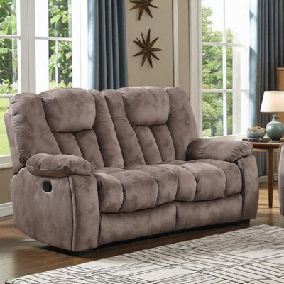 Quiteris 63.8" W Microfiber Manual Reclining Loveseat