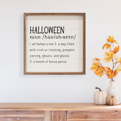 Halloween Definition White