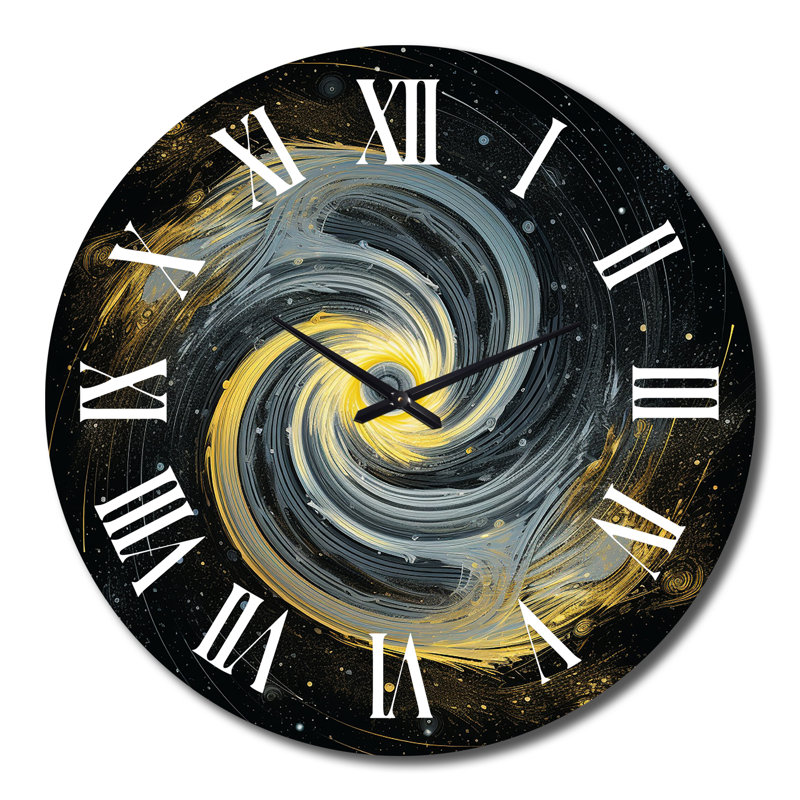 Horloge murale en métal, Très grand