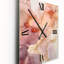 Liquides lumineux dorés et roses - Horloges murales abstraites-890272632