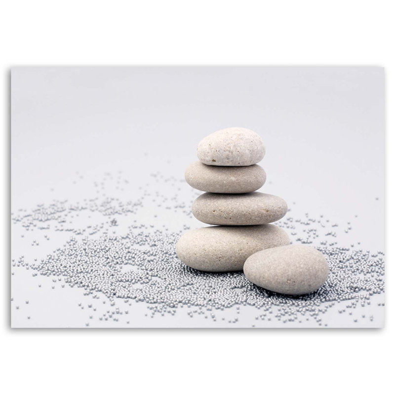 Zen Stones Spa - Wrapped Canvas Print, 40cm H x 60cm W