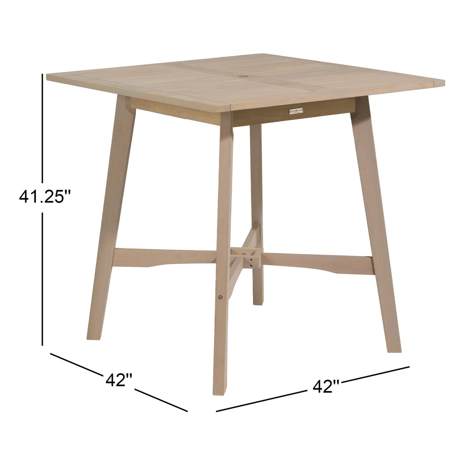 Wexford 42'' Outdoor Table, Grigio