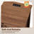 Adaija 18'' W Charging Nightstand with Power Outlets & USB, Farmhouse End Table with Barn Door and 3-Level Shelf Storage, Rustic Bedside Table for Bedroom and Living Room-1751639702