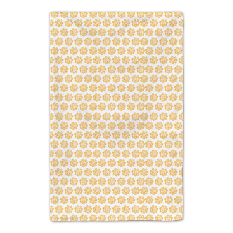 Just Bee Happy Tea Towel - Set of 2 August Grove