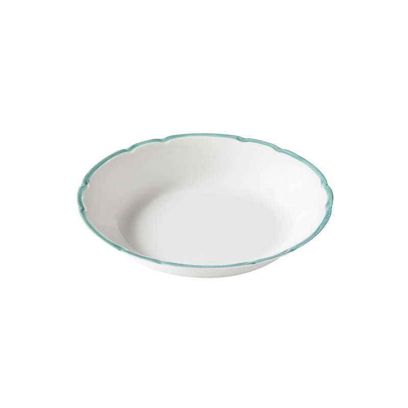 Reminiscence Porcelain Limoges Appetizer Plate, White/Green