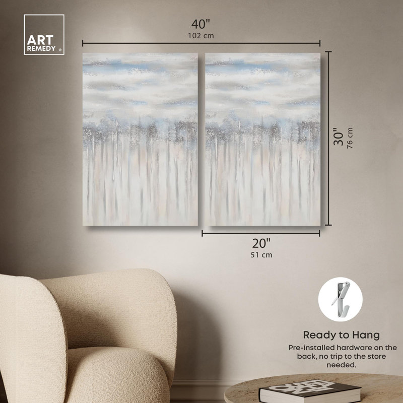 Ensemble de décorations murales bohèmes dorées « Silk Watermark » sur toile imprimée par Art Remedy, cadre noir, 10 x 15