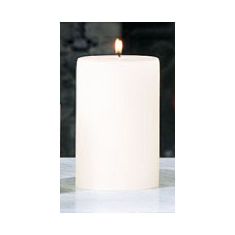 Unscented Pillar Candle, 3" x 9"