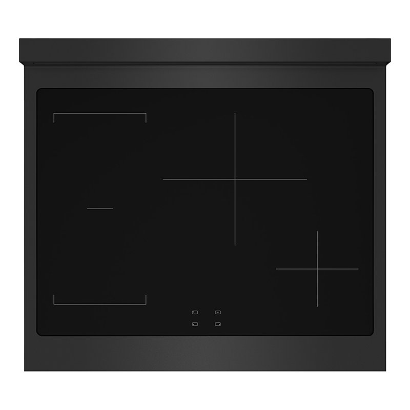 ZLINE Autograph 30 in. Paramount Induction Range with 4 Element Cooktop & Matte Black Accents, Black Stainless Steel