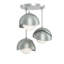 Brooklyn 3 - Light Double Shade Semi Flush Mount-66074551-66074538