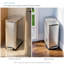 Poubelle de cuisine 11 gallons avec couvercle à fermeture en douceur et design mince en acier inoxydable Home Zone Living