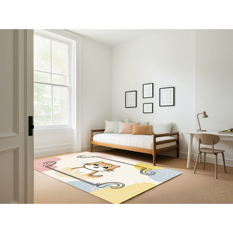 Tapis pour enfants East Urban Home, Rectangulaire 8 pi x 10 pi