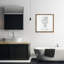 Art mural sur toile flottant de toilette et Fresh Botanicals-982779993-982779995