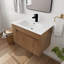 Ensemble de meuble-lavabo mural simple 30 po Gonesse-1232884225