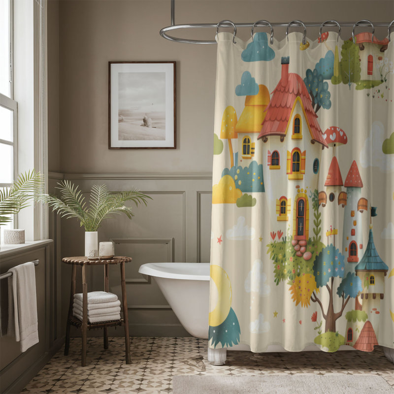 Rideau de douche Fairyland Home - Premium, H 74 po x l 71 po