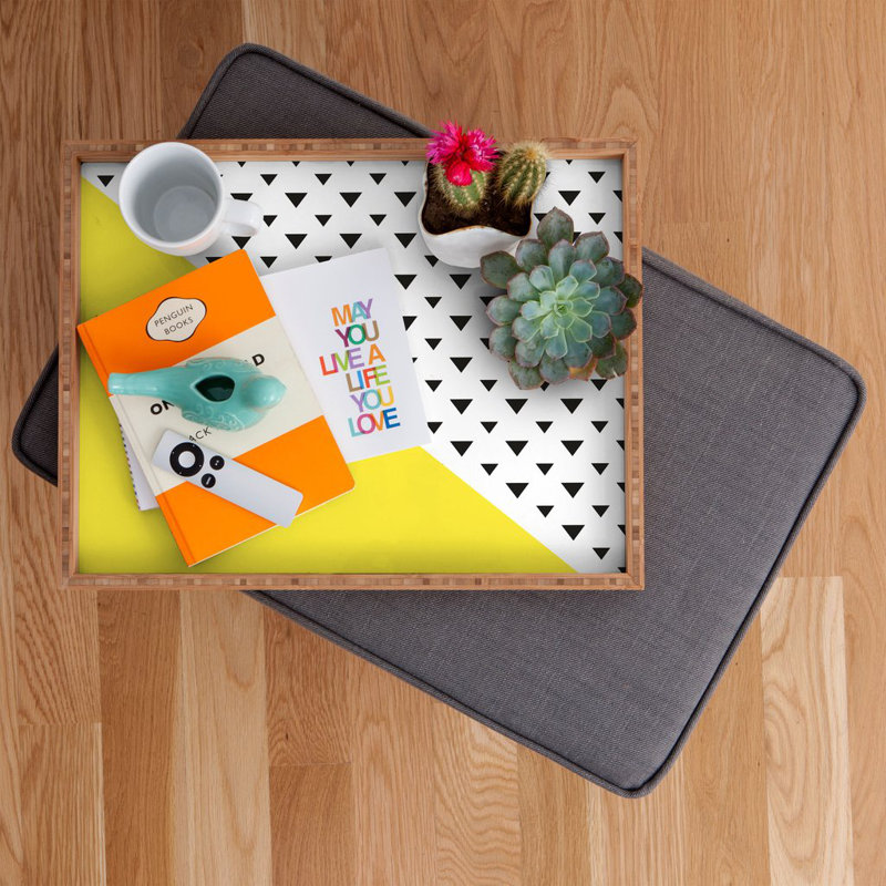 Repose-pieds/table basse chartreuse, H 1,75 po x l 18 po x P 14 po