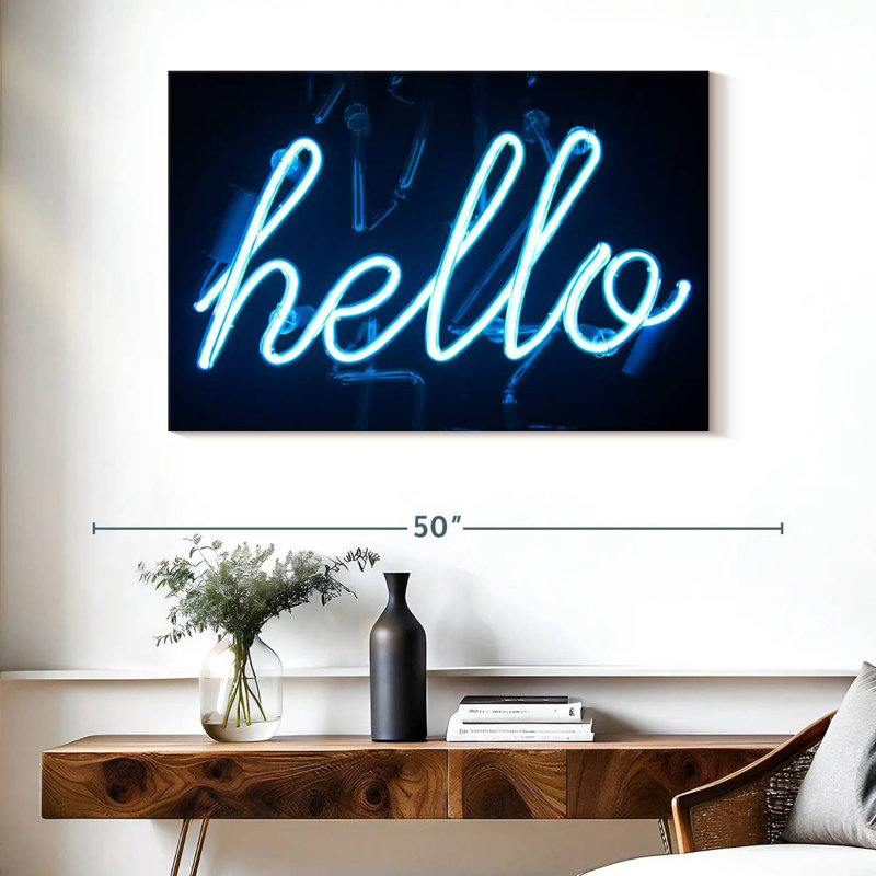 Tergel Hello Neon Sign, 26" H x 39" W