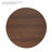 Round Solid Wood Pedestal Base, Cafe End Table for 2 to 4, Fluted Dining Table for Office, Leisure, Kitchen,Home 31.5" x29.5"H (Walnut )