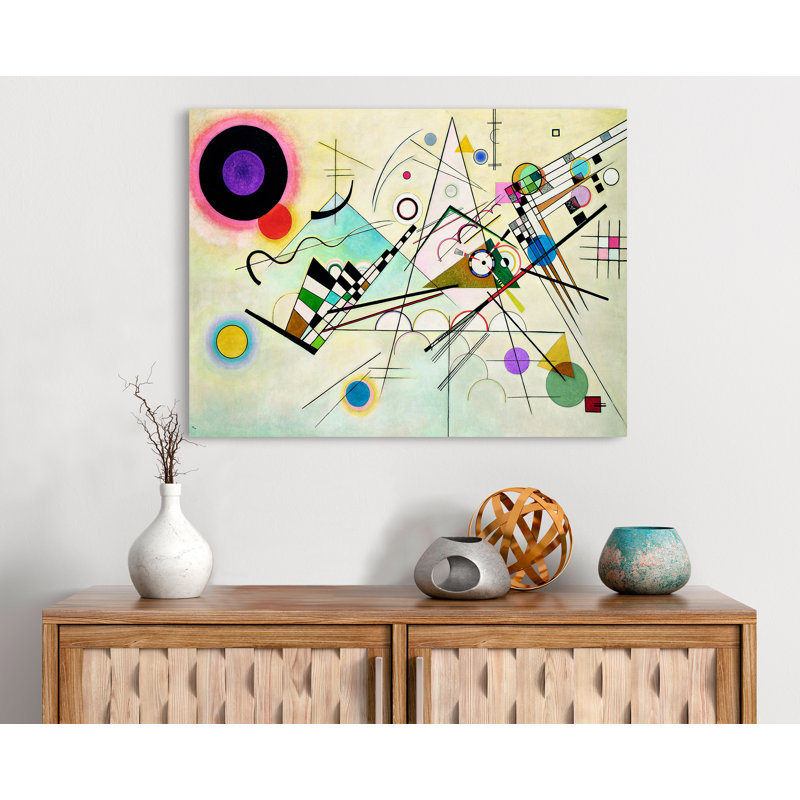 Composition VIII by Wassily Kandinsky - Wrapped Canvas Painting, 40cm H x 60cm W x 4cm D