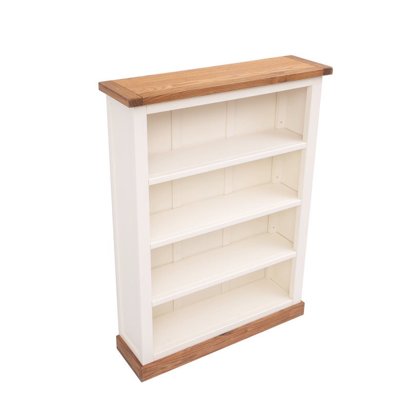 Middlebrook 120cm H Standard Bookcase, White, 120cm H x 89cm W x 25cm D