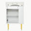Meuble-lavabo blanc 21,6 po