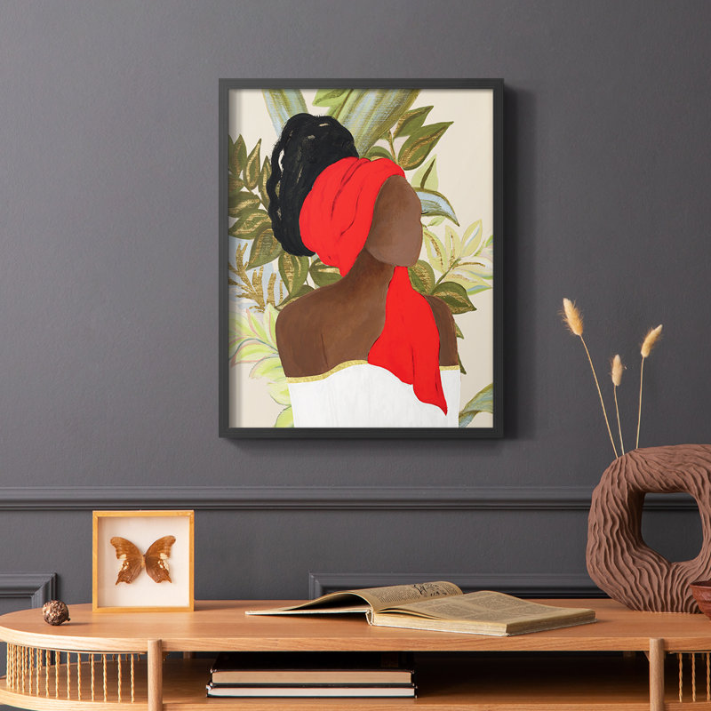 «All That Beauty I», reproduction encadrée - bois massif, Noir, H 14 po x l 11 po
