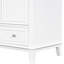 Base de meuble-lavabo blanc 30 po, bois massif et planche, armoire avec portes et tiroir de rangement, tablette réglable, base à assembler requise, tiroir multifonctionnel,-300167830-300167831