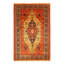 Double-Sided Persian Hand-knotted Silk Quchan Rug 4'6'' X 6'9''