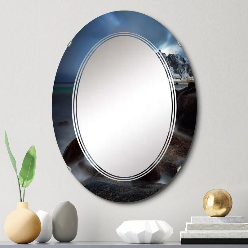 Oval Mirror, 30" x 20"