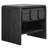 Toscana 1-Drawer Nightstand In Black