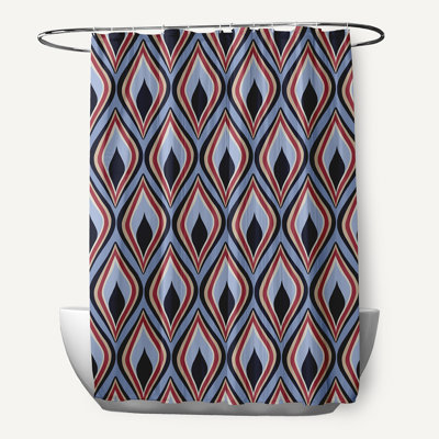 Menara Geometric Shower Curtain